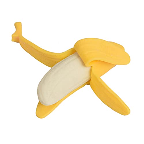 Squezed Bananenspielzeug Stressablastung drückte kniffliges Spielzeug für Kinder Erwachsene gelbe Squeeze Spielzeug von eurNhrN