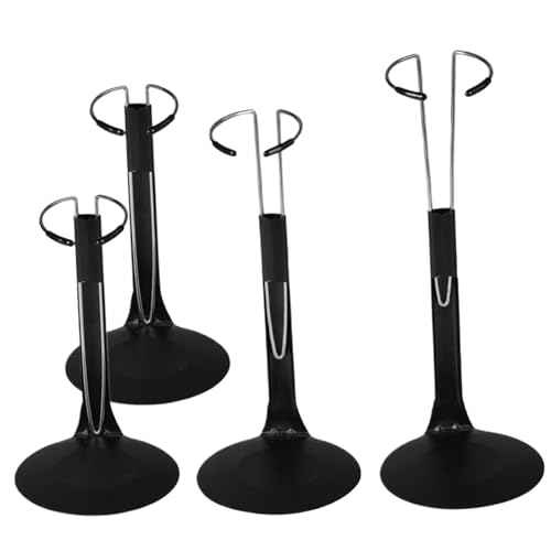 eurNhrN 4pcs Puppenständer, 1/6 Action-Figur-Stand, Einstellbarer C-Form-Puppenhalter-Stand für Taille bis Füße 5,1-8,3 Zoll Puppenspiele Artikel von eurNhrN