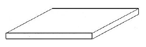 evergreen 9116 - Polystyrolplatten, Spiel, 200 x 530 x 1.50 mm, 2 Stück, schwarz von Evergreen