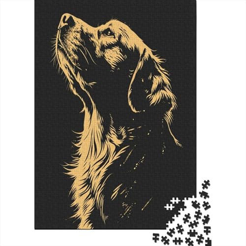 Golden Retriever Puzzle 1000 Teile - Puzzle Für Erwachsene, Puzzle, Puzzlespiel Erwachsenen Puzzlespiel Puzzel 1000pcs (75x50cm) von exptArun