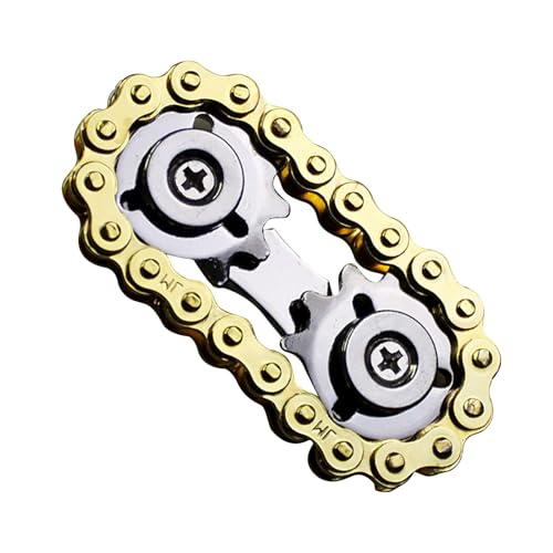 Fidget Chain Sensory Toys, Fidget Chain Spinner, Zusammenbau Fidget spiinner Ringspielzeug für Kinder Erwachsene, neuartiges Spielzeug zur Linderung von Stress, Ängsten, Partygeschenke von fanelod