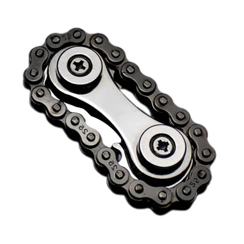 Fidget Chain Sensory Toys, Fidget Chain Spinner, Zusammenbau Fidget spiinner Ringspielzeug für Kinder Erwachsene, neuartiges Spielzeug zur Linderung von Stress, Ängsten, Partygeschenke von fanelod