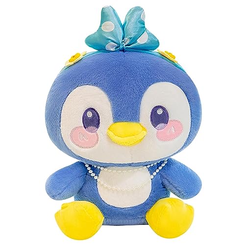 fanelod Plüschtier Pinguin, Kuschelkissen für Plüschpuppe – Plushie Toys Kissen aus weichem Plüsch, Katzenspielzeug Pinguin, niedlich, 35,6 cm, für Jungen und Mädchen von fanelod