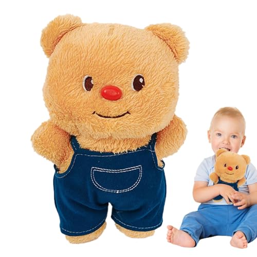 fanelod Plush Bear Toy, Cute Bear Toy, Creative Cartoon Animal Toy, Plush Cartoon Animal Toy, Soft Animal Doll with Suspender Trousers, Portable Children Toy for Accompany, Relaxing von fanelod