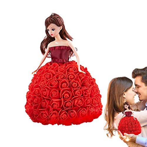 fanelod Valentine Prinzessin Kleid Puppe, Kleid Puppe für Valentinstag Geständnis - Mode Outfits Puppenkleider Brautkleider Puppenkleider Puppenkleider von fanelod