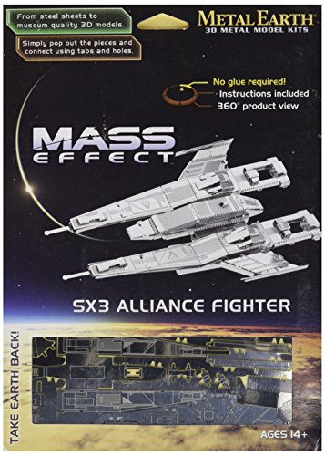 Metal Earth Mass Effect SX3 Alliance Fighter, 3D Laser-cut Model von fascinations