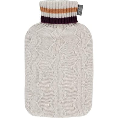 fashy® Wärmflasche 2 Liter mit Rollkragenbezug in beige von fashy®