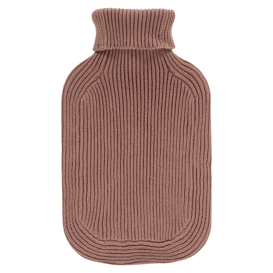 fashy® Wärmflasche 2L mit Rollkragen-Strickbezug in braun von fashy®