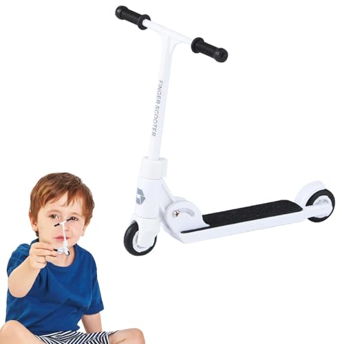 fayarrd Fingertip Scooter faltbar,Fingertip Push Scooter,Interaktiver Fingerbewegungsroller mit Bremse - Tisch-Roller-Brettspielzeug, trainiert Fingerflexibilität und Koordination von fayarrd