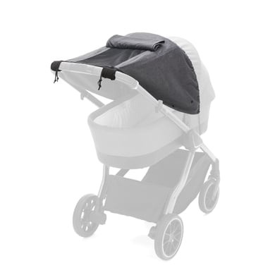 fillikid Sonnenschutz Deluxe grau melange für Kinderwagen von fillikid