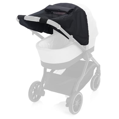 fillikid Sonnenschutz Deluxe schwarz melange für Kinderwagen von fillikid