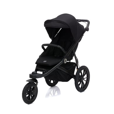 fillikid Sportwagen Jogger Run schwarz melange von fillikid