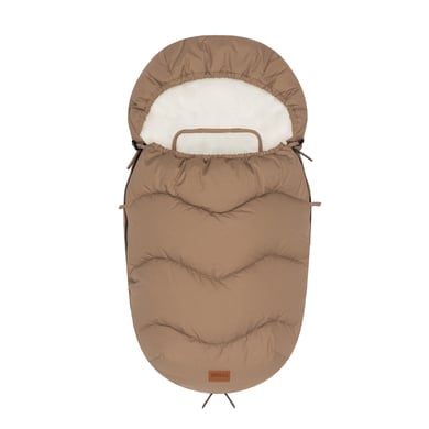 fillikid Winterfußsack Nuptse Samststoff toffee von fillikid