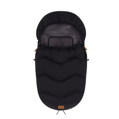 fillikid Winterfußsack Nuptse Samtstoff schwarz von fillikid