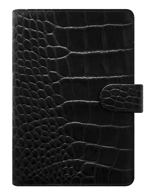 Filofax Classic Croc Organizer Personal Ebony von filofax