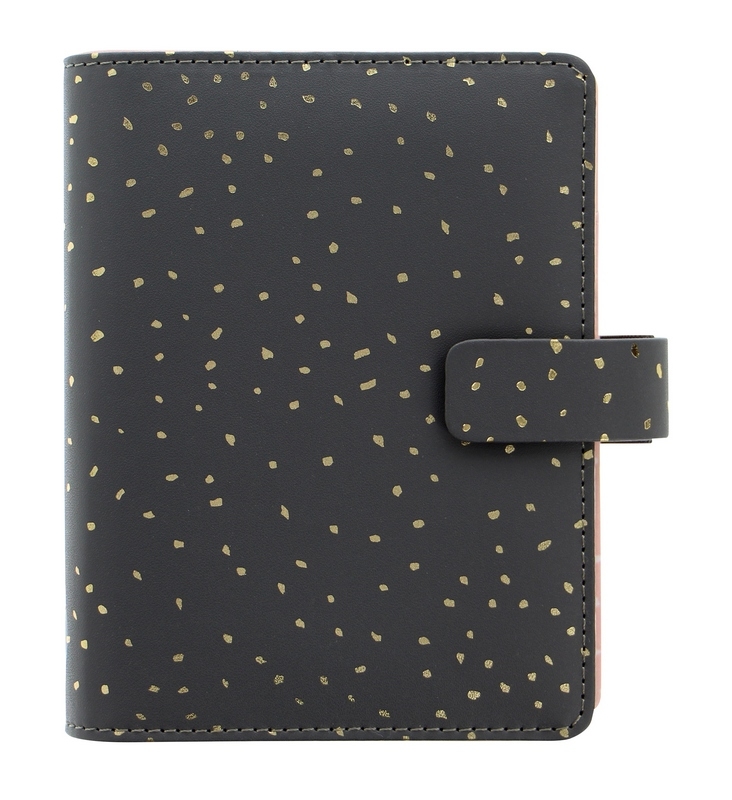 Filofax Confetti Charcoal Organizer Pocket von filofax