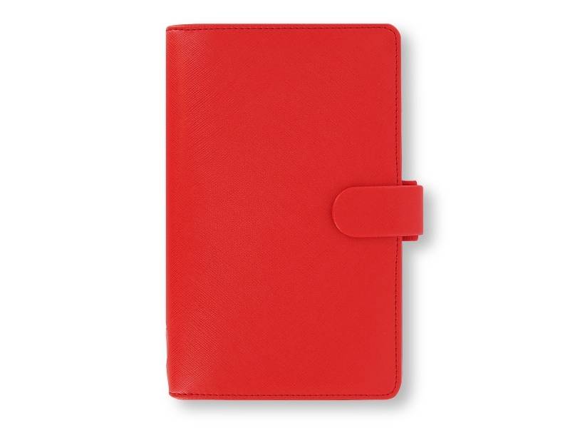 Filofax Saffiano Organizer Personal Compact Poppy von filofax