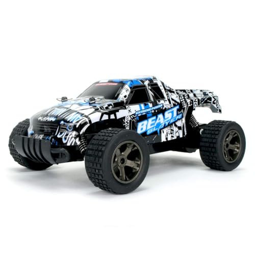 fisca Ferngesteuertes Auto, 2.4GHz RC Auto Crawler Spielzeug Geschenk für Kinder, Off Road RC Truck, RC Monster Truck für Jungen Mädchen Erwachsene von fisca