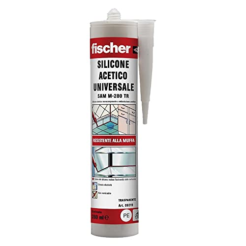 FISCHER Italia SRL Silikonacetat, sam, 280 ml, Weiß von fischer