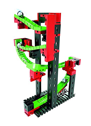 Fischertechnik 536619 XS Building Kit (70 Piece) Dynamic Kugelbahn Starterset ab 7 Jahre beinhaltet 3 Modelle-Schanze mit Feuerring, Kugelparcours und Geschicklichkeitsspiel von fischertechnik