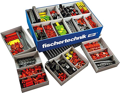 fischertechnik (PLUS) 554195 Creative Basic-eine große Auswahl an ausgewählten Inhalt: 630 Bauteile, eine Grundplatte, Box 1000 und das Flexible Aufbewahrungssystem, Mehrfarbig, Large von fischertechnik