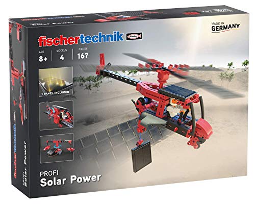 fischertechnik 559882 PROFI Solar Power – Bausatz für Kinder ab 8 Jahren, Experimentierkasten zum Thema Sonnenenergie, inkl. Solarmodul & Solarmotor von fischertechnik