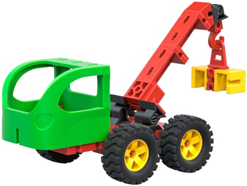 fischertechnik 564065 JUNIOR Constructor – Bausatz für Kinder ab 5 Jahren, Spielzeug mit Bagger, Hubschrauber & Flugzeug, fördert technisches Verständnis von fischertechnik