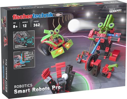 fischertechnik 569021 Smart Robots Pro – Roboter-Bausatz, programmierbare Roboter für Kinder, 12 Modelle, ab 8 Jahren von fischertechnik