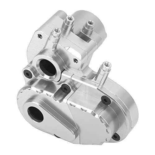 flexman Getriebe Komplettes Getriebegehäuse, Getriebegehäuseabdeckung aus Aluminiumlegierung für Axial Capra 1.9 UTB für AXIAL SCX6 1/16 RC Autos (Silber) von flexman