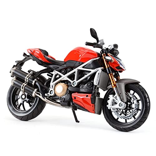 flrian 1:12 Mod.Streetfighter S Rot Druckguss Fahrzeuge Sammler Hobbies Motorrad Modell Spielzeug Motorrad-Modelle von flrian