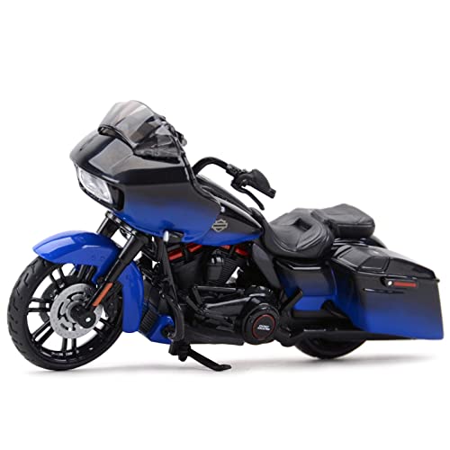 flrian 1:18 2018 CVO Road Glide Druckgussfahrzeuge Sammlerstücke Hobbies Motorradmodell Spielzeug Motorrad-Modelle(Blue) von flrian
