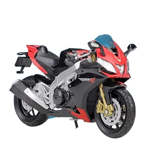 flrian Für Aprilia RSV 4 Werk 1:18 Druckguss Fahrzeugsammlung Hobby Motorradmodell Spielzeug Motorrad-Modelle von flrian