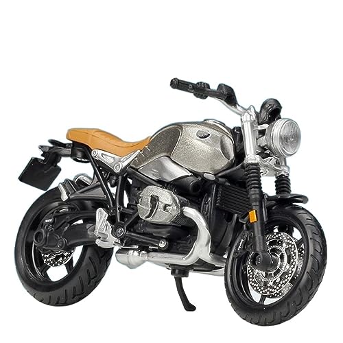 flrian Für BMW R 1200 C 1:18 Motorradmodell Aus Legierungsdruckguss, Bedienbar, Shork-Absorber, Spielzeug, Geschenk, Spielzeugserie Motorrad-Modelle(R Nine T Scrambler) von flrian