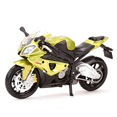 flrian Für BMW R1200GS 2017 1:18 Red Static Die Casting Vehicle Collection Hobby Motorradmodell Spielzeug Motorrad-Modelle(Yellow) von flrian