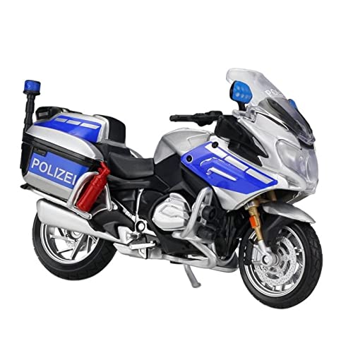 flrian Für BMW R1200RT 1:18 Motorradmodell Souvenirs Spielzeug Sammlerstücke Mini Simulation Motorrad Druckgussmodell Geschenke Motorrad-Modelle(Blue) von flrian