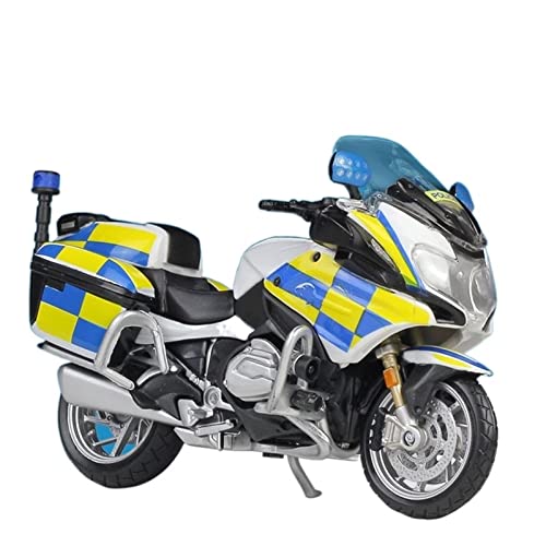 flrian Für BMW R1200RT 1:18 Motorradmodell Souvenirs Spielzeug Sammlerstücke Mini Simulation Motorrad Druckgussmodell Geschenke Motorrad-Modelle(Yellow) von flrian