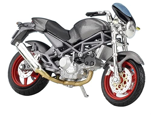 flrian Für Ducati 1:18 Motorradmodell Souvenir Spielzeug Sammlerstücke Mini Motorrad Druckguss Realistisches Motorradmodell Geschenk for Junge Leute Motorrad-Modelle(Monster S4) von flrian