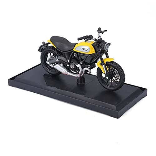 flrian Für Ducati Hypermotard Maßstab 1:18 Motorrad Replik Motorrad Modell Die-Cast Modell Sammlerstück Geschenk Spielzeugauto Motorrad-Modelle(Scrambler) von flrian