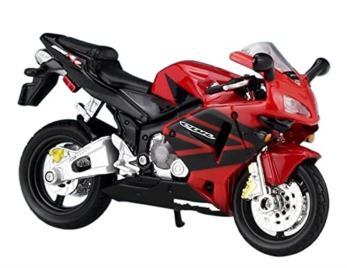 flrian Für HONDA CBR 600F4i 1:18 Motorrad Modell Souvenir Spielzeug Sammlerstücke Mini Motorrad Druckguss Motorrad-Modelle(Red) von flrian