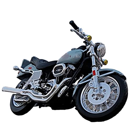 flrian Für Harley 1977 FXS Low Rider 1:18 Alu-Motorradmodell Druckguss-Metallspielzeug-Motorradmodell-Simulationssammlung Jungengeschenk Motorrad-Modelle von flrian