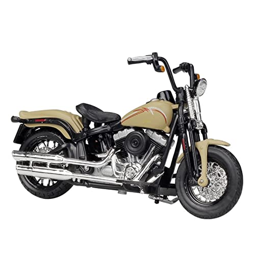 flrian Für Harley 2008 FLSTSB Cross Bones 1:18 Motorradmodell, Spielzeugserie, Mini-Motorrad, Druckguss-Metall- Und Kunststoffteile, Dekorative Ornamente, Motorrad-Modelle(FLSTSB Cross BO von flrian