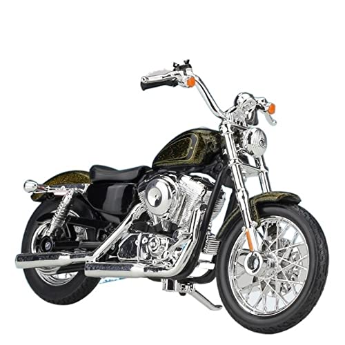 flrian Für Harley-Davidson 2015 Sportster Iron 883 1:18 Metall-Motorrad-Druckguss-Fahrrad-Auto-Modell, Spielzeugsammlung, Mini-Motorrad-Geschenke Motorrad-Modelle(2013 XL 1200V) von flrian