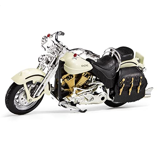 flrian Für Harley Legierungs-Motorrad-Figuren im Maßstab 1:12 Druckguss-Kinderspielzeug SportBike Racing Model Replica Car Collectible Boy Gift Motorrad-Modelle(Yellow) von flrian