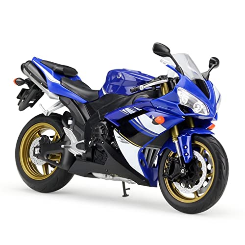 flrian Für Kawasaki Ninja 650R, Statisches Druckguss-Auto, Serie Motorradmodell, Spielzeug, Geschenk, Simulation, Fahrzeugsammlung, Hobby, Verhältnis 1:10 Motorrad-Modelle(YZF-R1) von flrian