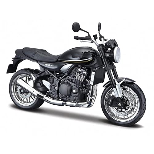 flrian Für Kawasaki Ninja H2R 1:12 Motorrad Klassisches Modell Druckgussmodell Sammlergeschenk Spielzeug Motorrad-Modelle(Black) von flrian