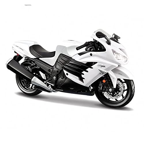 flrian Für Kawasaki Ninja H2R 1:12 Motorrad Klassisches Modell Druckgussmodell Sammlergeschenk Spielzeug Motorrad-Modelle(ZX-14R) von flrian