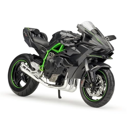 flrian Für Kawasaki Ninja H2R H2 R 1:12 Motorrad Druckguss Metall Fahrrad Modell Simulation Motorrad Motorrad Druckguss Modell Motorrad Replik Geschenk Sammlerstück Motorrad-Modelle von flrian