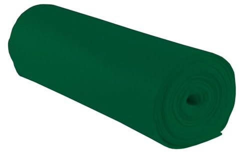 folia 520058 - Bastelfilz, mit feiner Wollqualität, 1 Rolle ca. 45 cm x 5 m, tannengrün, klebefleckenfreie Verarbeitung - ideal für vielfältige Bastelarbeiten von folia