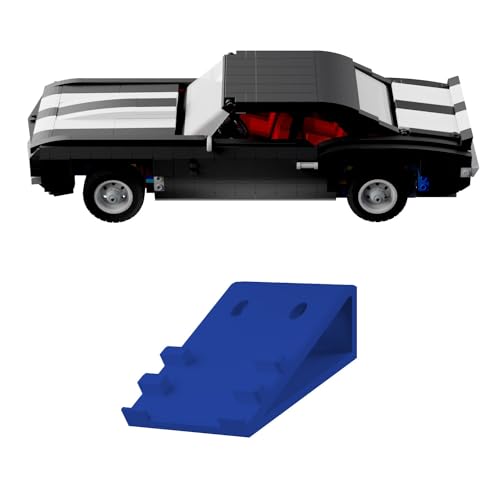 Wandhalterung kompatibel für Lego Icons 10304 Chevrolet Camaro Z28 - Blau von fossi3D