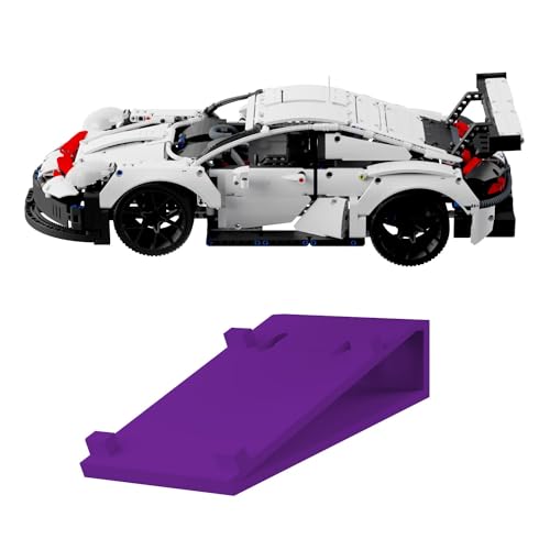 Wandhalterung kompatibel für Lego Technik 42096 Porsche 911 RSR - Violett von fossi3D
